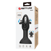 Hubert - Vibrating / Wiggling Butt Plug (black) Hubert - Vibrating / Wiggling Butt Plug (black)